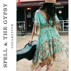 COPY - Spell and the Gypsy Hendrix tassel dress Size Large